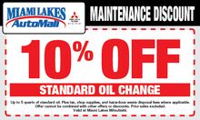 10% Off Standard Oil Change 10% Off Standard Oil Change