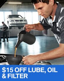 $15 OFF Lube, Oil & Filter Service - BMW $15 OFF Lube, Oil & Filter Service - BMW
