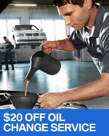 $20 OFF Oil Change - BMW $20 OFF Oil Change - BMW