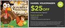 $25 OFF Pothole Recovery Special $25 OFF Pothole Recovery Special