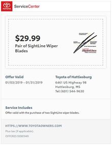 $29.99 Pair of Sight Line Wiper Blades $29.99 Pair of Sight Line Wiper Blades