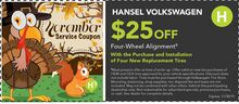 $35 OFF Four Wheel Alignment $35 OFF Four Wheel Alignment