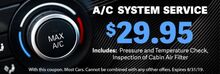 A/C System Service A/C System Service