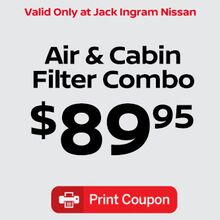 Air & Cabin Filter Combo Air & Cabin Filter Combo