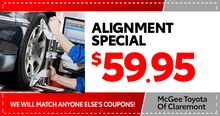 Alignment Special $59.95 Alignment Special $59.95