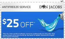 Antifreeze Service Antifreeze Service
