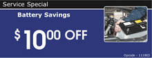 BATTERY SAVINGS BATTERY SAVINGS