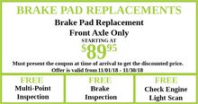Brake Pad Replacement Brake Pad Replacement