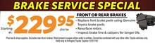 Brake Service Special Brake Service Special
