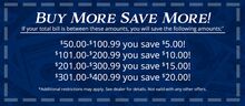Buy More Save More Buy More Save More
