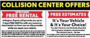 COLLISION CENTER OFFERS COLLISION CENTER OFFERS