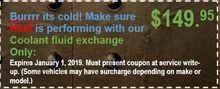 Coolant Fluid Exchange Coolant Fluid Exchange