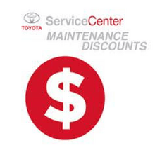 DISCOUNT ON TOYOTA MAINTENANCE MENU SERVICES DISCOUNT ON TOYOTA MAINTENANCE MENU SERVICES