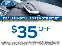 Dealer Installed Remote Start Dealer Installed Remote Start