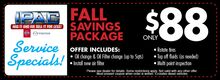 Fall Savings Package Fall Savings Package