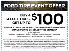 Ford Tire Event Offer Ford Tire Event Offer