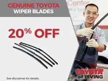 Genuine Toyota Wiper Blades Genuine Toyota Wiper Blades