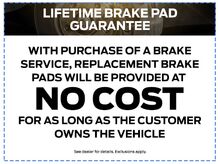 Lifetime Brake Pad Guarantee Lifetime Brake Pad Guarantee