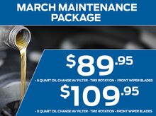 March Maintenance Package March Maintenance Package