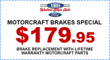 Motorcraft Brakes Special Motorcraft Brakes Special