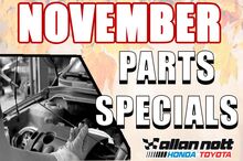 November Parts Specials November Parts Specials