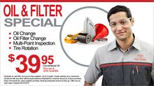 Oil & Filter Change Oil & Filter Change