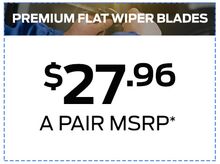 Premium Flat Wiper Blades Premium Flat Wiper Blades