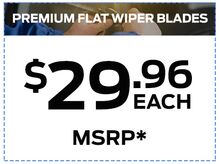 Premium Flat Wiper Blades Premium Flat Wiper Blades