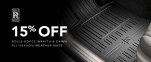 ROLLS-ROYCE WRAITH OR DAWN ALL WEATHER MATS ROLLS-ROYCE WRAITH OR DAWN ALL WEATHER MATS