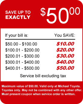 Save Up to EXACTLY $50* Save Up to EXACTLY $50*