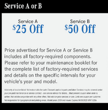 Service A or B Service A or B