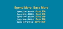 Spend More, Save More Spend More, Save More