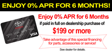 TOYOTA VISA CARD TOYOTA VISA CARD