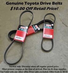 Toyota Drive Belts Toyota Drive Belts