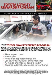 Toyota Loyalty Rewards Program Toyota Loyalty Rewards Program