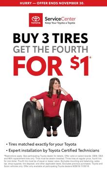 Toyota Tire Savings Event Toyota Tire Savings Event