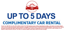 UP TO 5 DAYS COMPLIMENTARY CAR RENTAL UP TO 5 DAYS COMPLIMENTARY CAR RENTAL
