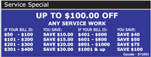 Up to $100.00 OFF Up to $100.00 OFF