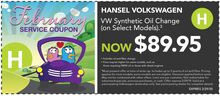 VW Synthetic Oli Change VW Synthetic Oli Change