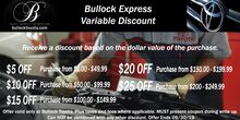 Variable Discount Variable Discount