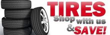 WE SELL TIRES! WE SELL TIRES!