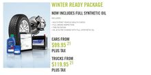WINTER READY PACKAGE WINTER READY PACKAGE