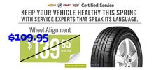 Wheel Alignment starting at $109.95* Wheel Alignment starting at $109.95*
