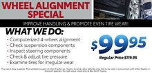 Wheel Alignment Service Special Wheel Alignment Service Special
