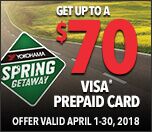 Yokohama Tires-Receive Up To A $70 Visa Prepaid Card Yokohama Tires-Receive Up To A $70 Visa Prepaid Card