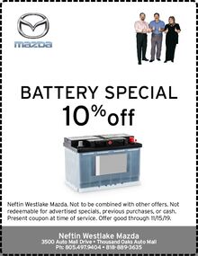 10% OFF BATTERY SPECIAL 10% OFF BATTERY SPECIAL