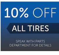 10% Off All Tires 10% Off All Tires