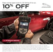 10% off any repair or service up to $250.00 10% off any repair or service up to $250.00