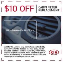 $10 off Cabin Filter Replacement $10 off Cabin Filter Replacement