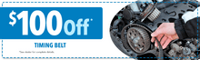 $100 Off Timing Belt $100 Off Timing Belt